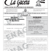 La Gaceta N° 35,813 del 04 de enero de 2022